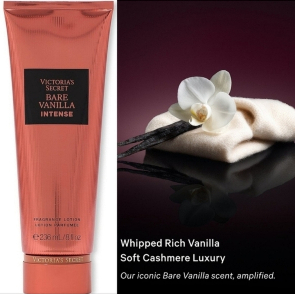 Victoria's Secret Bare Vanilla Intense Fragrance Body Lotion 8oz NEW Rare